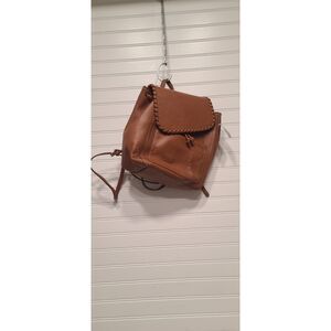 Style & Co Whip-Stitch Faux-Leather Turtoise/Tan Backpack NWT